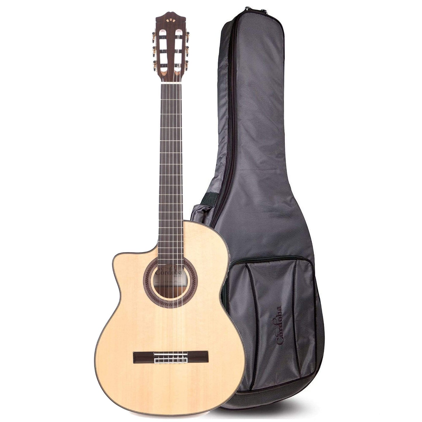 Cordoba Iberia Series GK Studio Gypsy Kings Signature Model LEFTY and Classical Guitar Gig Bag Bundle Acoustic Guitars / Classical