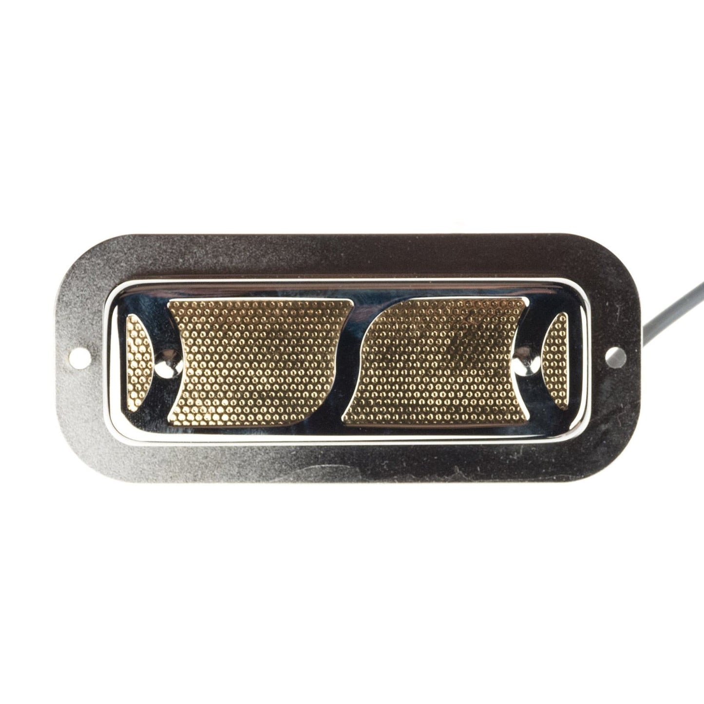 Curtis Novak Goldfoil S-Grille Pickup w/2mm Elevated Bezel Parts / Guitar Pickups