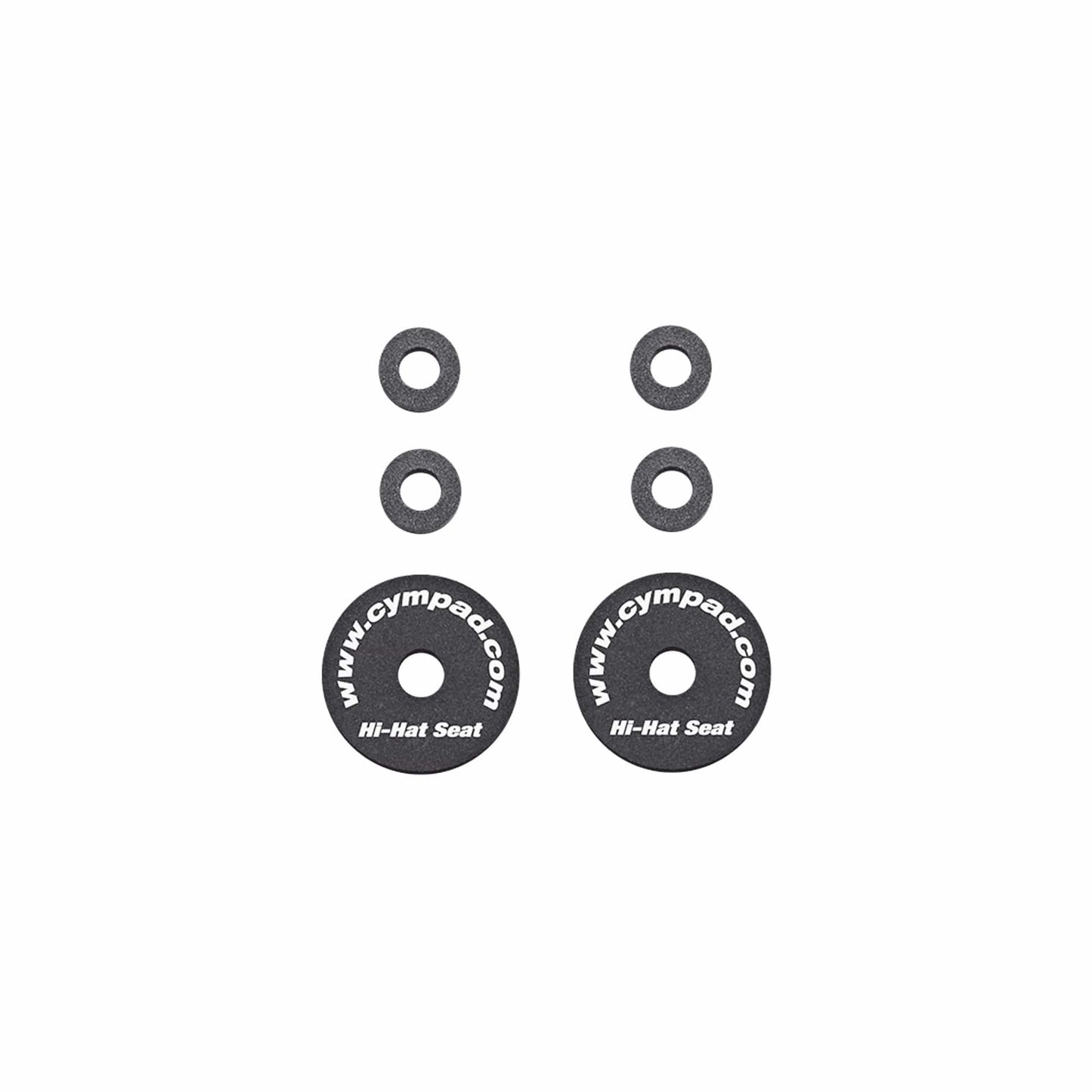 Cympad Optimizer 3-Piece Hi-Hat Felt Set (2 Pack Bundle) Drums and Percussion / Parts and Accessories / Drum Parts
