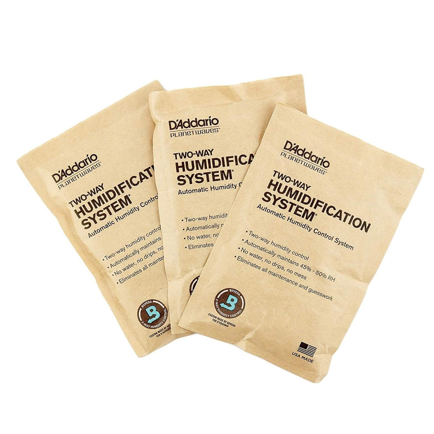 D'Addario Humidipak Standard Replacement 3-Pack Accessories / Humidifiers