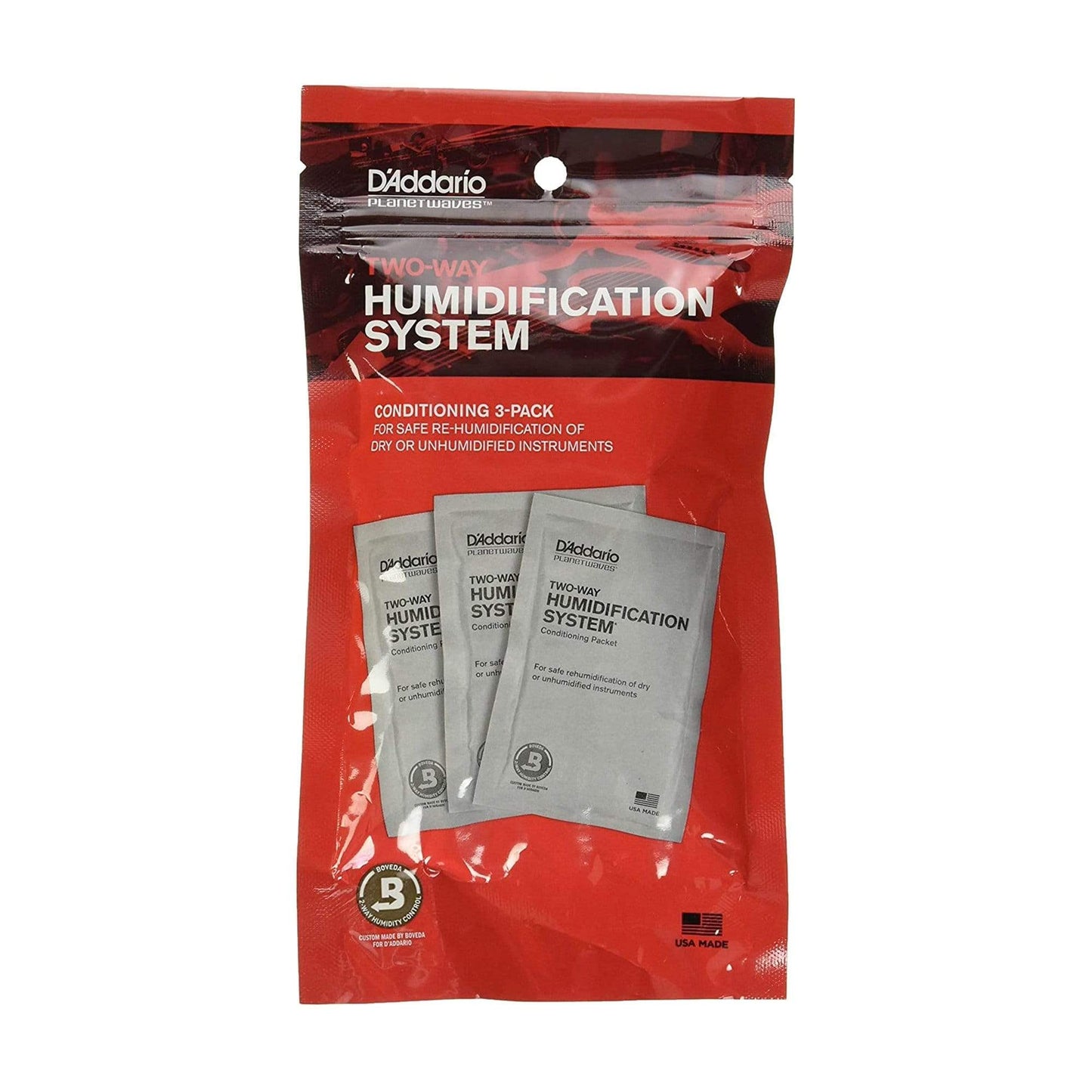D'Addario Two-Way Humidification System Conditioning Packets Accessories / Humidifiers