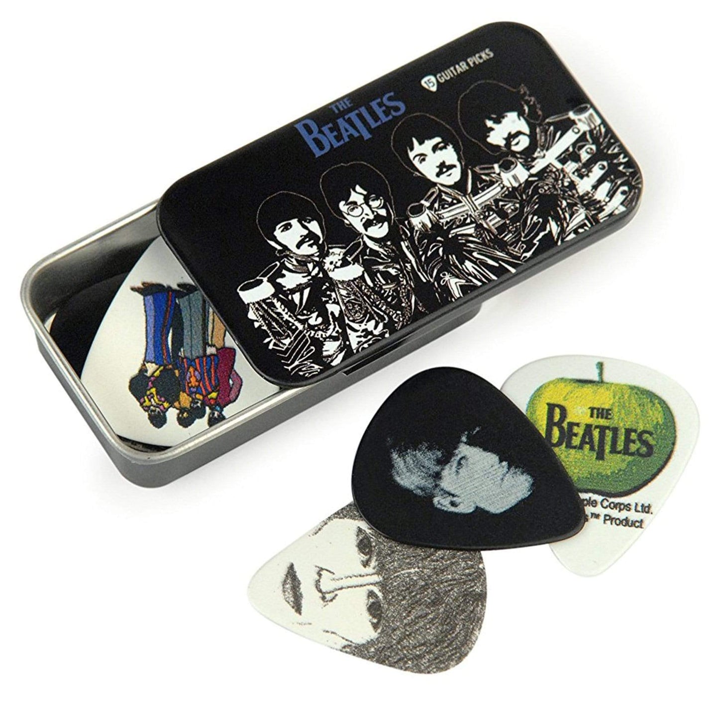 D'Addario Beatles Pick Tin Sgt. Peppers Medium 3 Pack Bundle Accessories / Picks
