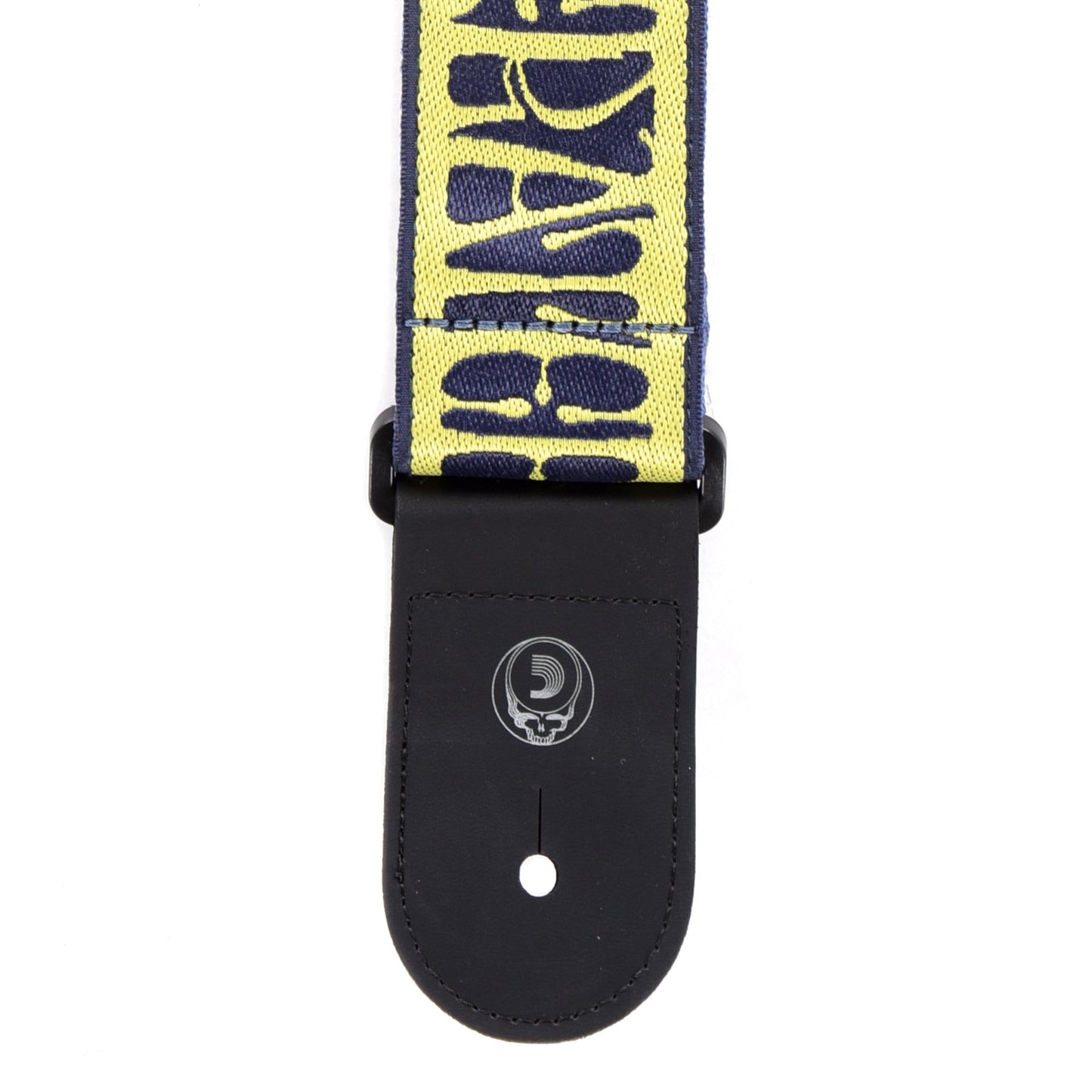 D'Addario 50mm Grateful Dead Woven Dancing Bears Strap Yellow/Navy Accessories / Straps