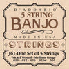D'Addario J61 5-String Banjo Strings Accessories / Strings / Banjo Strings