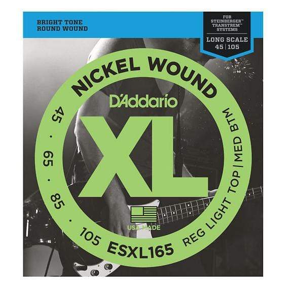 D'Addario ESXL165 Double Ball End Light Top Medium Bottom Bass 45-105 Accessories / Strings / Bass Strings