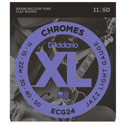 D'Addario ECG24 Chromes Ribbon Wound 11-50 (6 Pack Bundle) Accessories / Strings / Guitar Strings