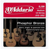 D'Addario EJ39 Phosphor Bronze Medium 12-String Acoustic Guitar String Set 12-52/30 Accessories / Strings / Guitar Strings