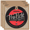D'Addario EJ49 Pro-Arte Normal Tension Black/Silver (3 Pack Bundle) Accessories / Strings / Guitar Strings