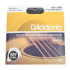 D'Addario EXP19 Coated Phosphor Bronze Bluegrass Light Top/Heavy Bottom 12-56 Accessories / Strings / Guitar Strings