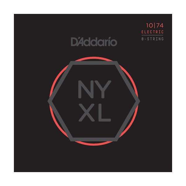 D'Addario NYXL Electric Guitar Strings Light Top/Heavy Bottom 8 String 10-74 Accessories / Strings / Guitar Strings