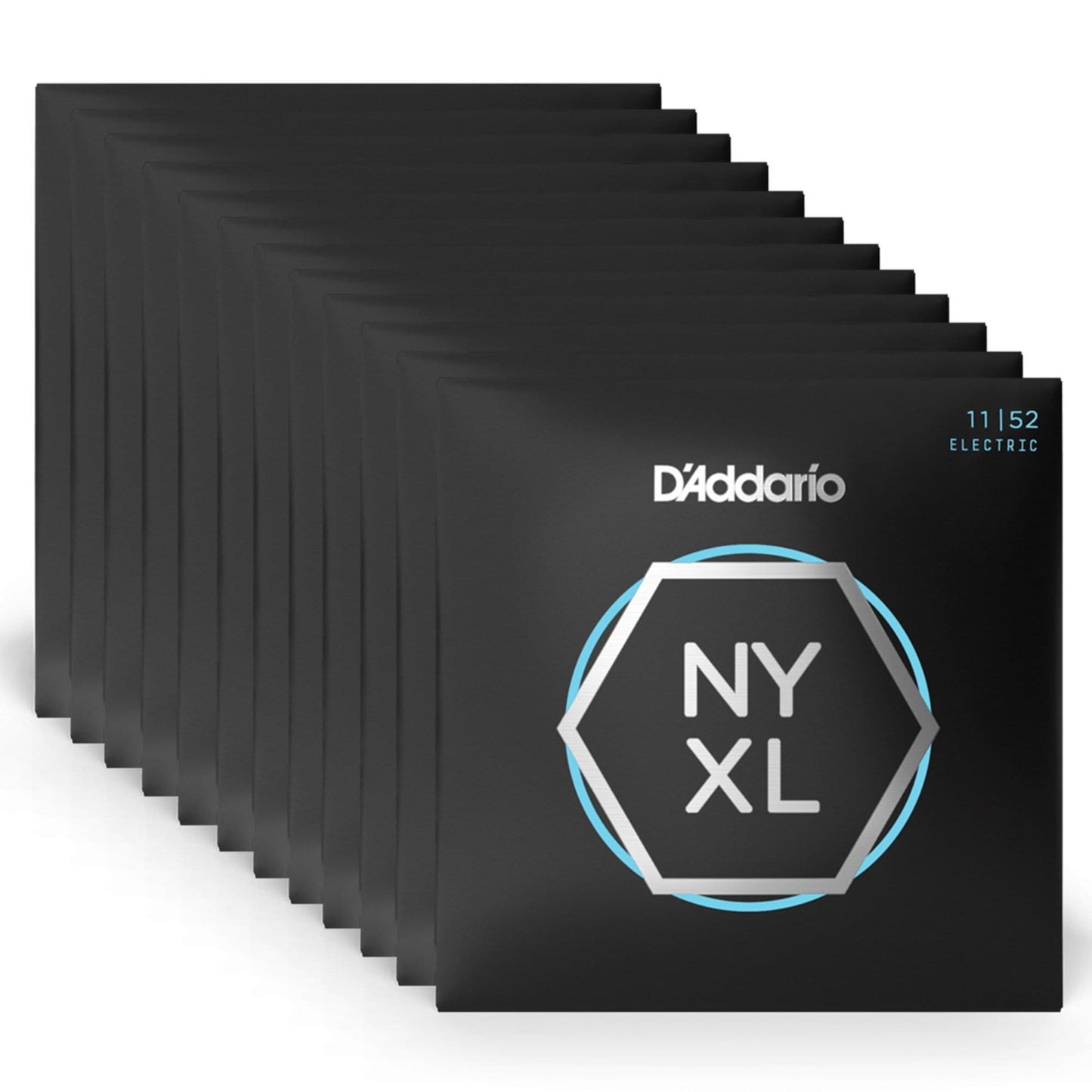 D'Addario NYXL Electric Guitar Strings Medium/Heavy 11-52 12 Pack Bundle Accessories / Strings / Guitar Strings