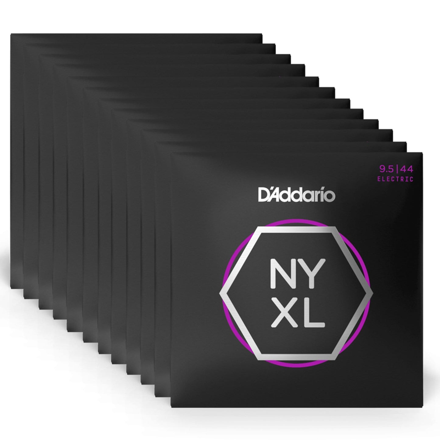 D'Addario NYXL Electric Guitar Strings Super Lite PL 9.5-44 12 Pack Bundle Accessories / Strings / Guitar Strings