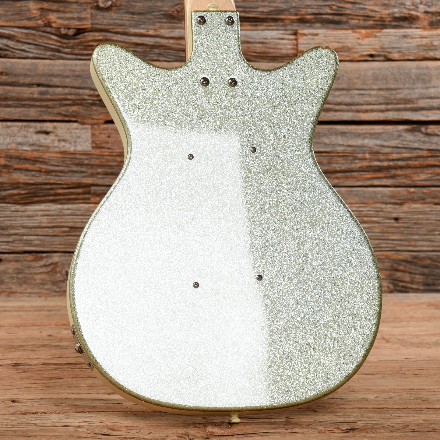 Danelectro DC Bass Silver Sparkle 2003 Bass Guitars / 4-String