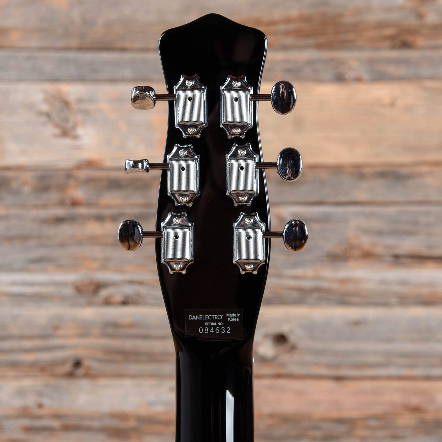 Danelectro '59M NOS+ Plus Black LEFTY Electric Guitars / Solid Body