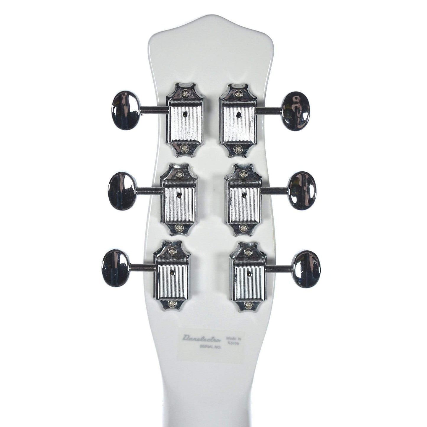 Danelectro '59M NOS Plus Double Cutaway Outa-Sight White Electric Guitars / Solid Body