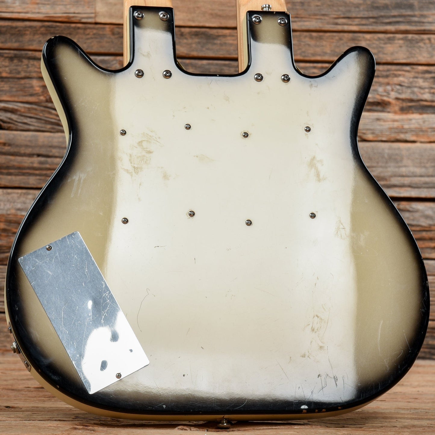 Danelectro Doubleneck 6/6 Standard Baritone Blackburst Electric Guitars / Solid Body