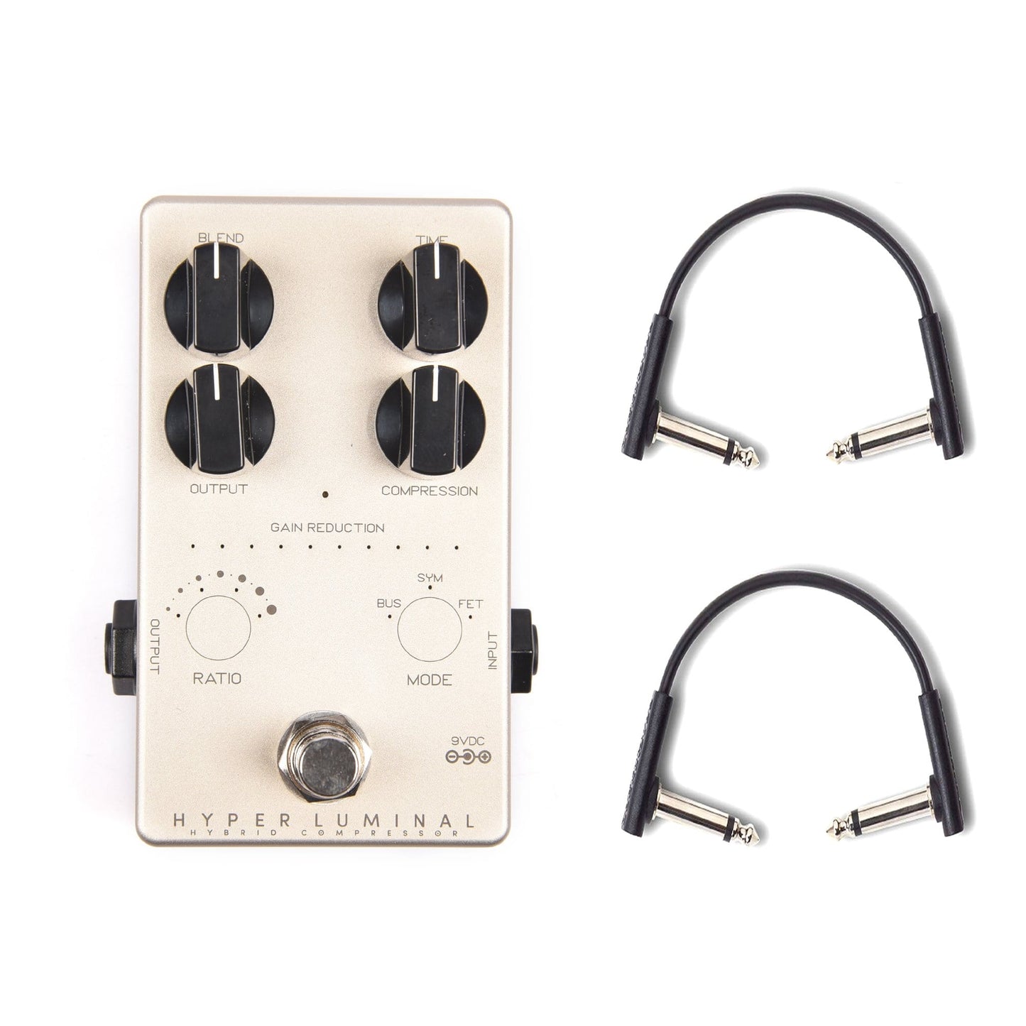 Darkglass Electronics Hyper Luminal Hybrid Compressor w/RockBoard Flat Patch Cables Bundle Effects and Pedals / Compression and Sustain