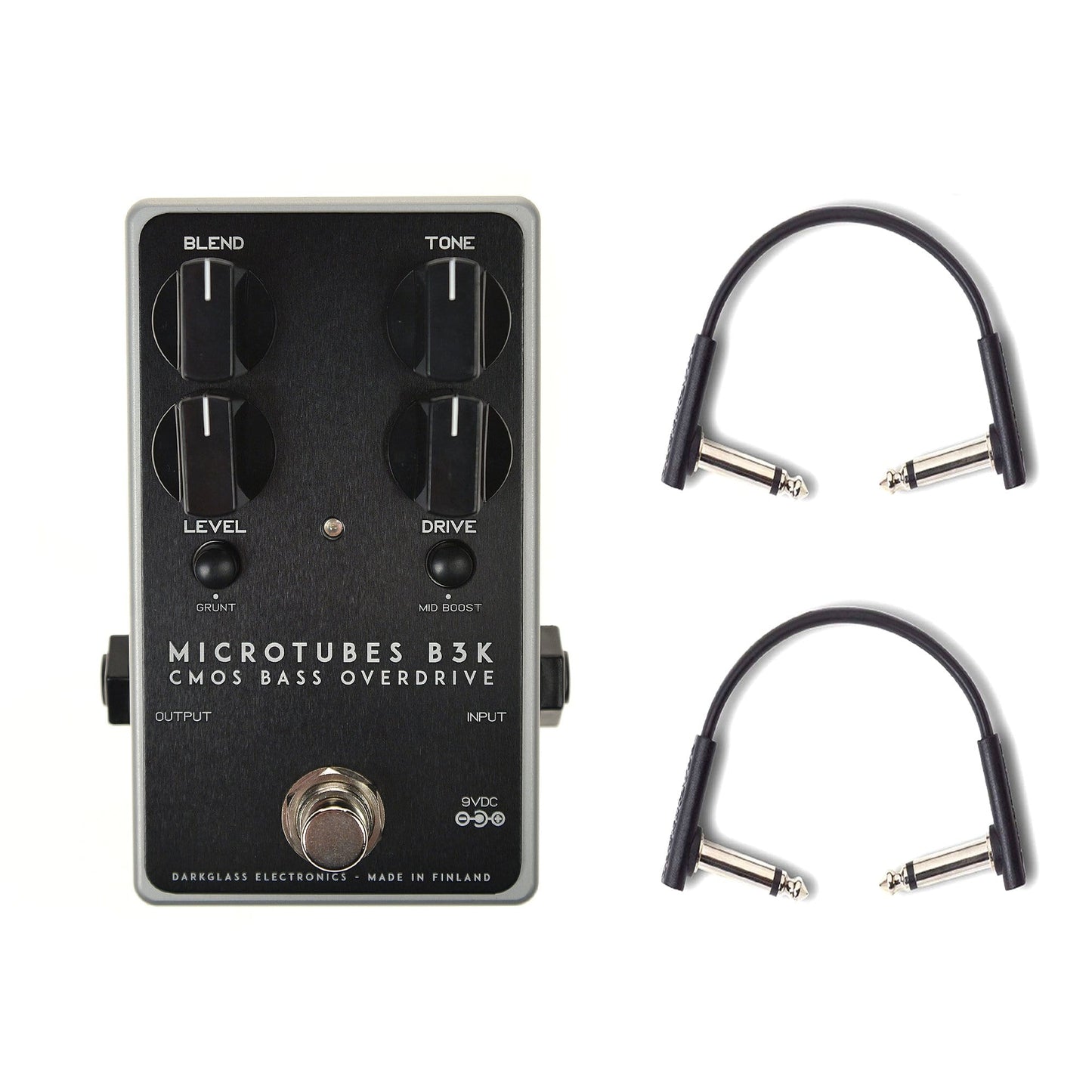 Darkglass Electronics Microtubes B3K Overdrive v2 w/RockBoard Flat Patch Cables Bundle Effects and Pedals / Overdrive and Boost