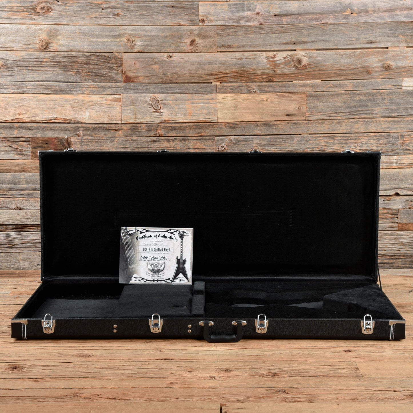 Dean Guitars Custom Run Splittail Trans Black Electric Guitars / Solid Body