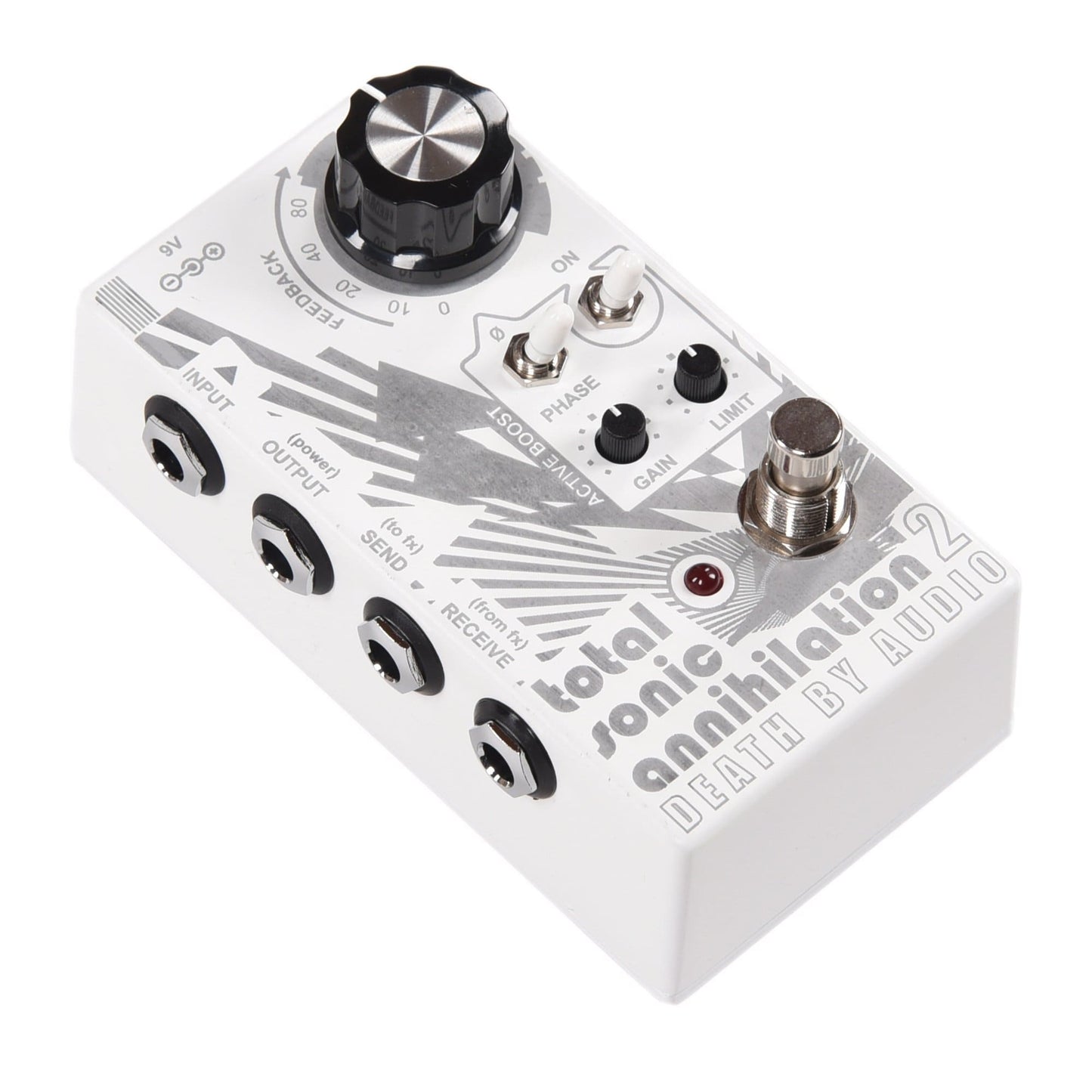 Death By Audio Total Sonic Annihilation 2 Feedback Looper with Active Boost and Limiter Effects and Pedals / Loop Pedals and Samplers