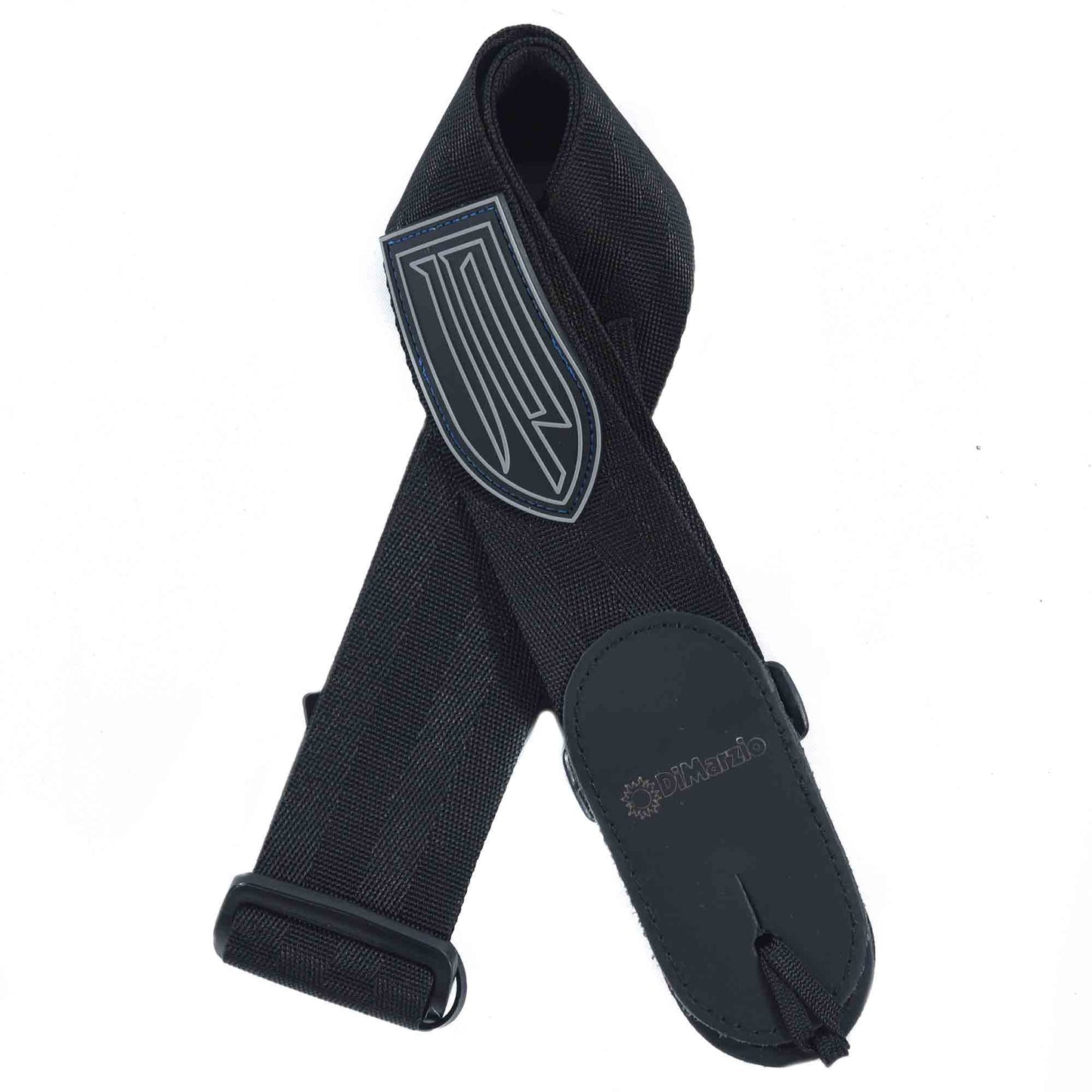DiMarzio John Petrucci 2" Nylon Guitar Strap w/Blue Stitching Accessories / Straps