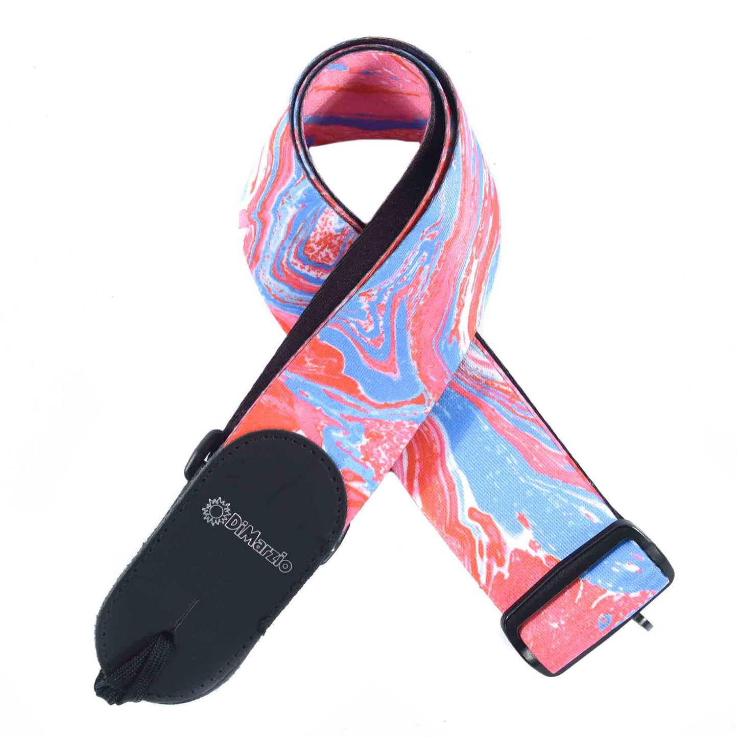 DiMarzio Steve Vai Blue Cherry Universe 2" Guitar Strap Accessories / Straps