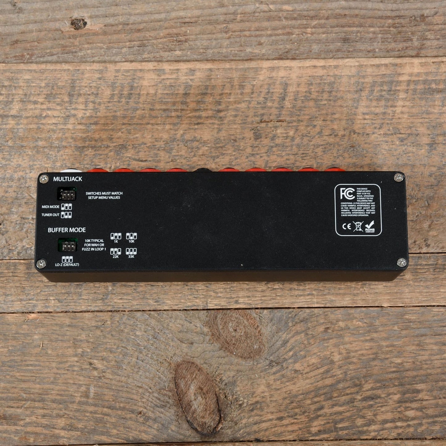 Disaster Area DPC-8EZ Gen3 Programmable Bypass Switcher with MIDI Effects and Pedals / Controllers, Volume and Expression