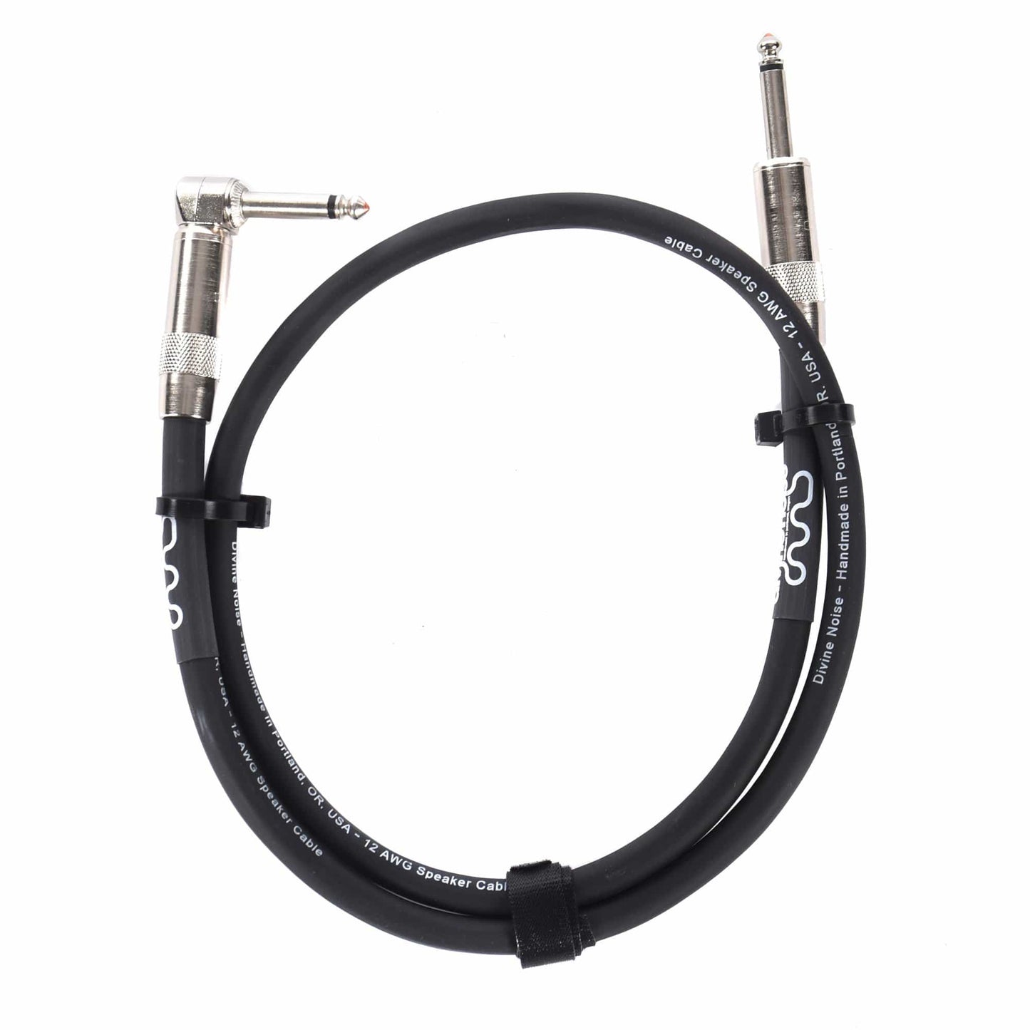 Divine Noise Speaker Cable 12AWG 3' Straight/Right Angle Accessories / Cables