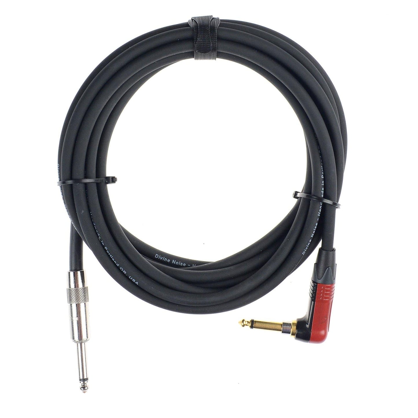 Divine Noise Straight Cable Black 15' Straight/Right Silent Accessories / Cables