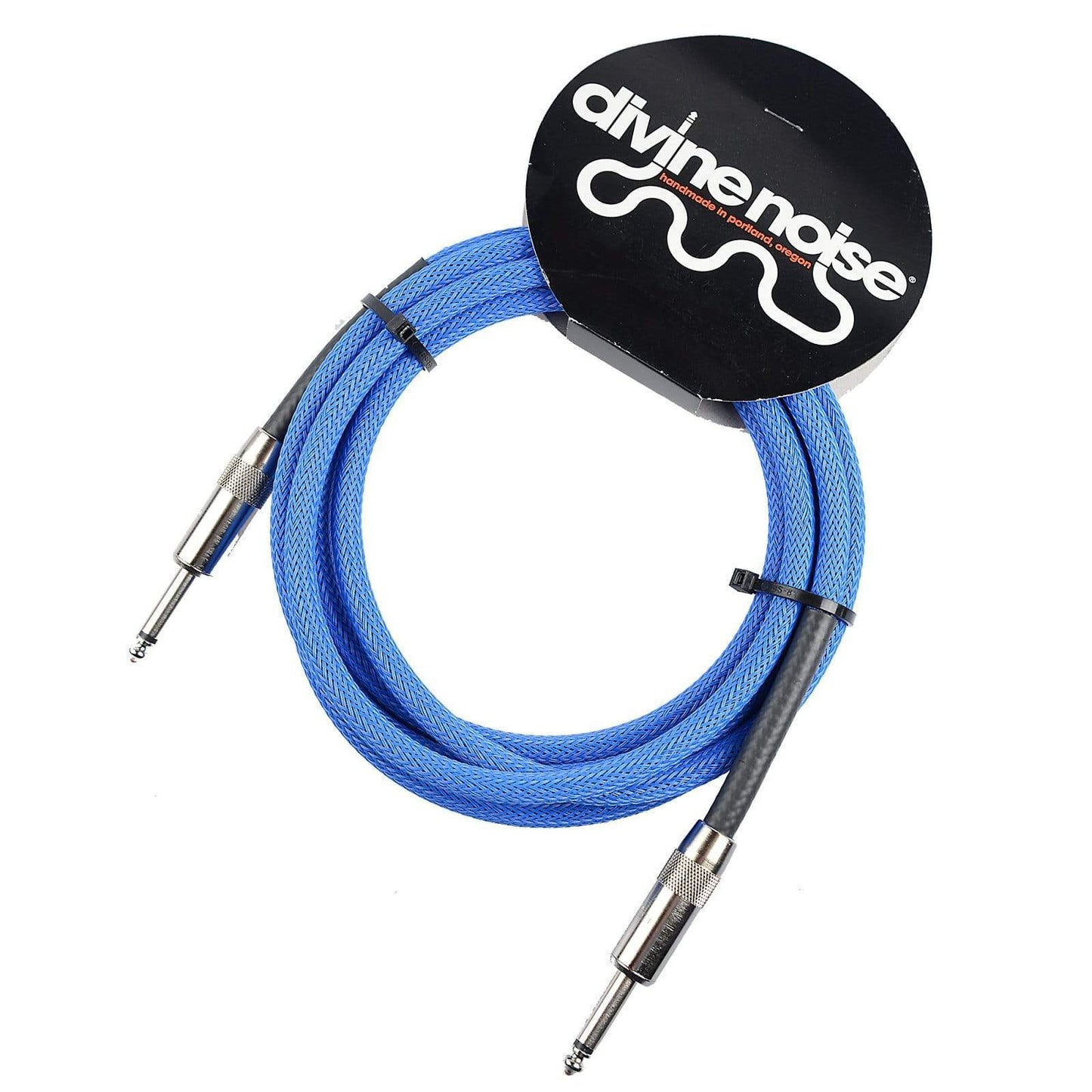 Divine Noise Tech Flex Cable Neon Blue 10' Straight/Straight Accessories / Cables