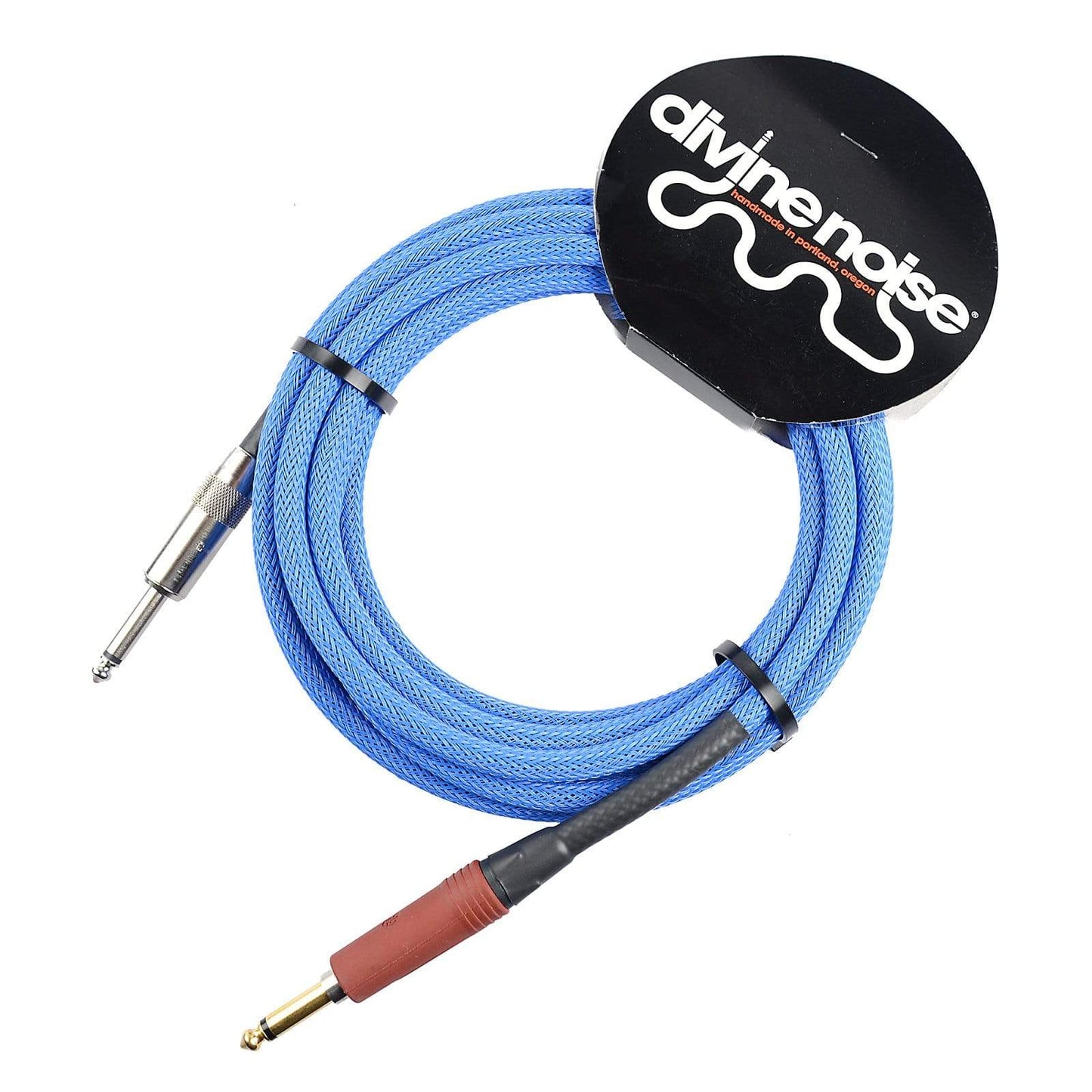 Divine Noise Tech Flex Cable Neon Blue 10' Straight/Straight Accessories / Cables