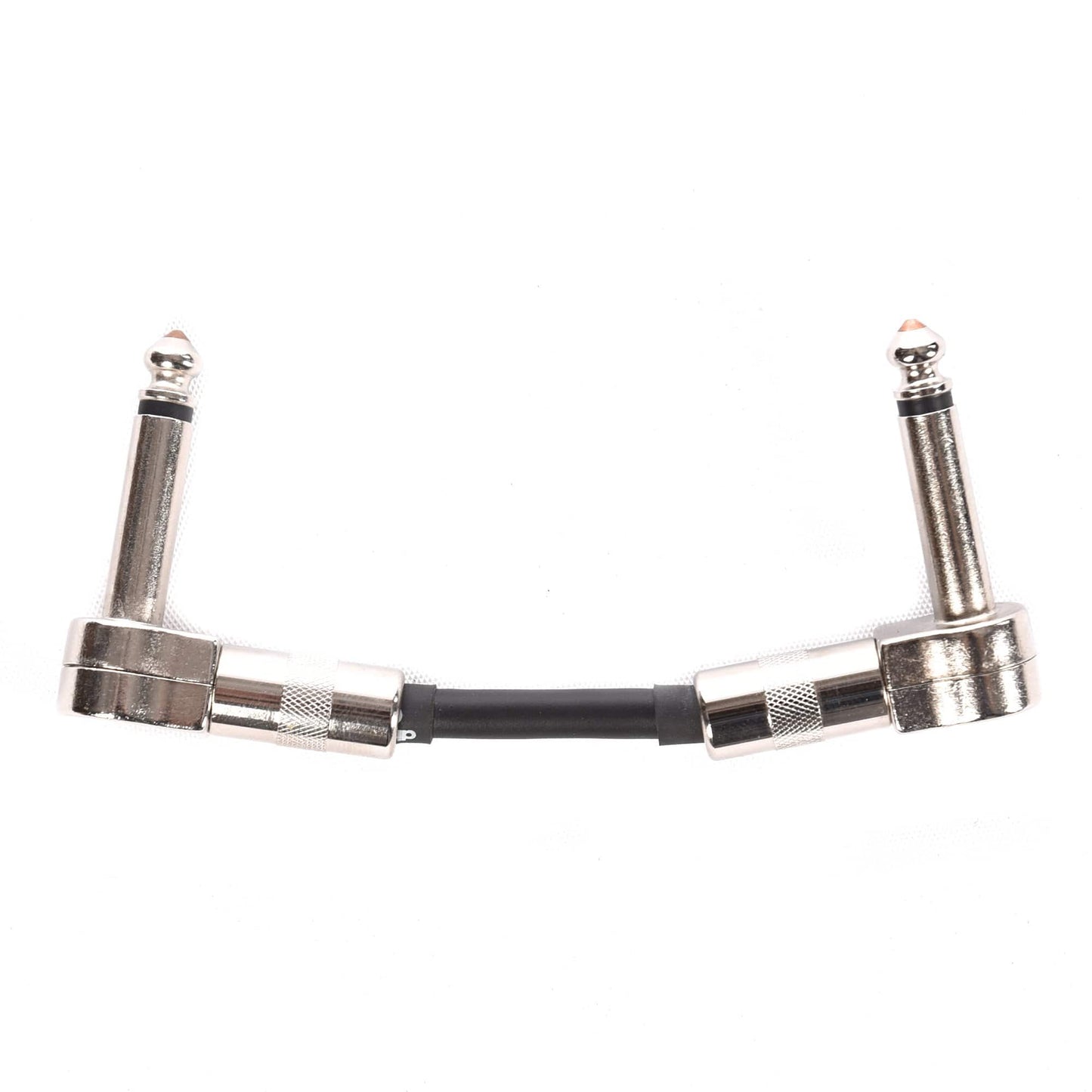 Divine Noise Teenie Patch Cable Black 3" VLP Angle-VLP Angle Accessories / Cables