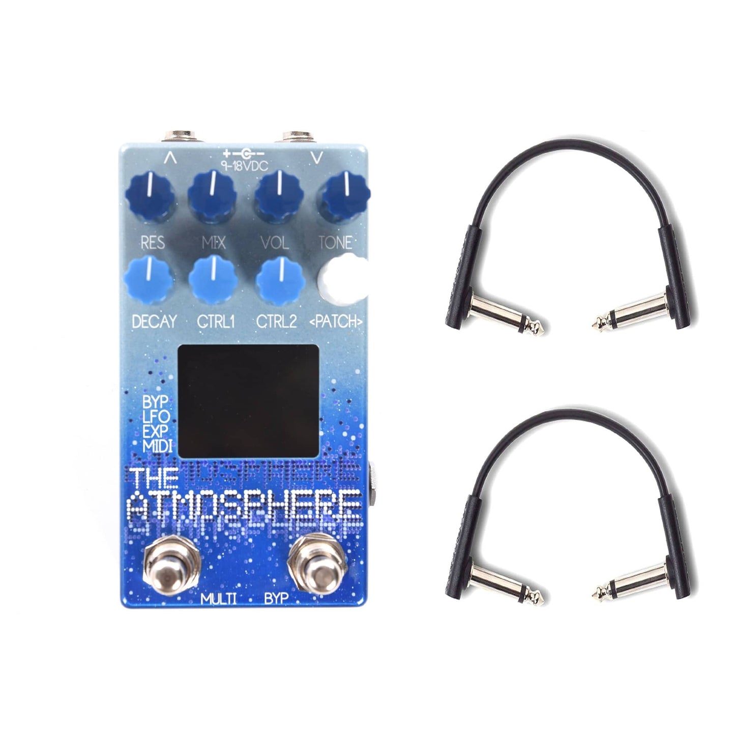 Dr. Scientist The Atmosphere Reverberator w/RockBoard Flat Patch Cables Bundle Effects and Pedals / Reverb