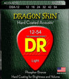 DR Strings Dragonskin Coated Medium Phosphor Bronze Acoustic Strings  12-54 Accessories / Strings / Guitar Strings