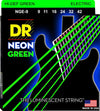 DR Strings Neon HiDef Green Light Electric Guitar Strings Accessories / Strings / Guitar Strings