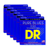 DR Strings PHR-11 Pure Blues Electric 11-50 6 Pack Bundle Accessories / Strings / Guitar Strings