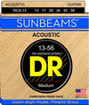 DR Strings RCA-13 Sunbeam Acoustic Medium 13-56 Accessories / Strings / Guitar Strings