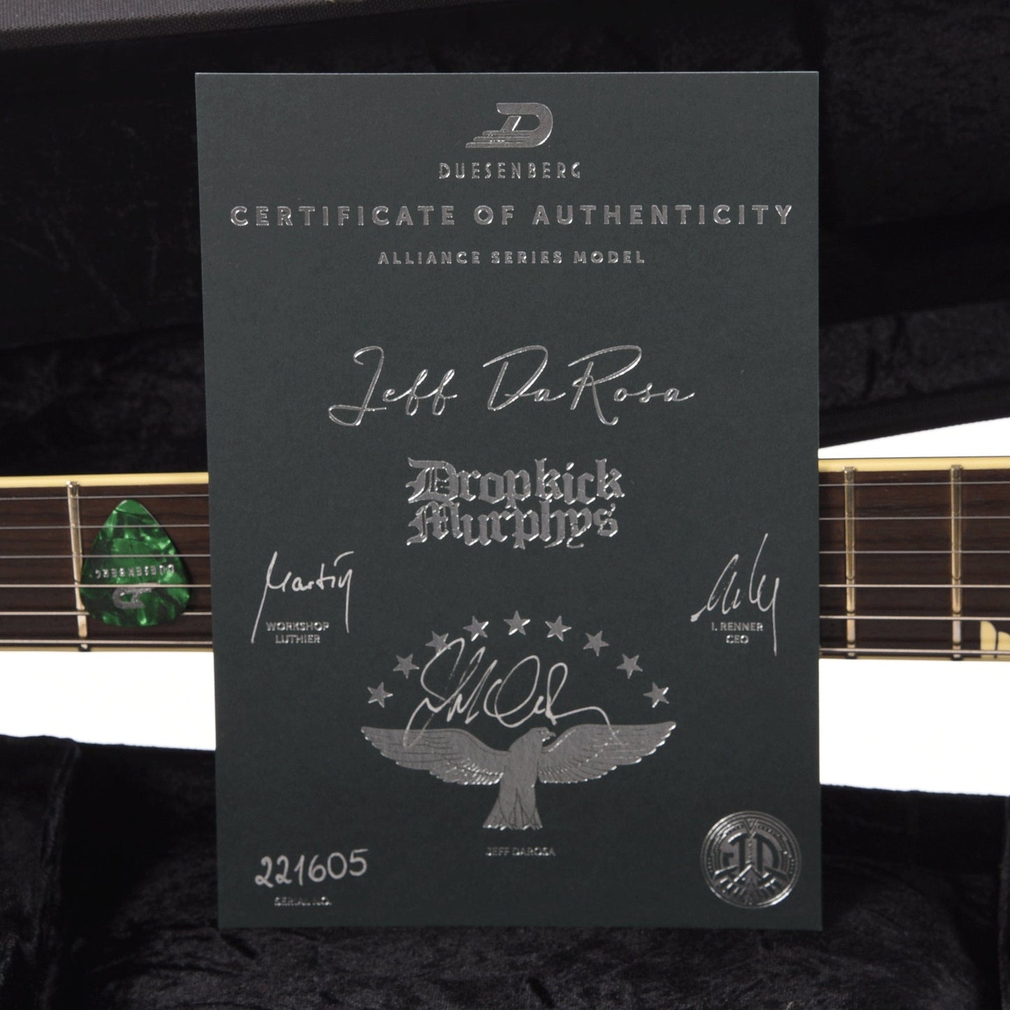 Duesenberg Alliance Jeff DaRosa Signature Catalina Green Burst Electric Guitars / Solid Body