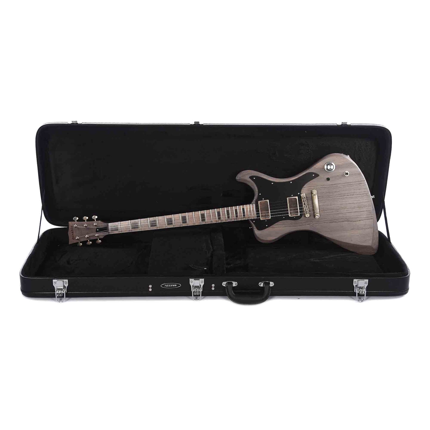 Dunable R2 Baritone Swamp Ash Charcoal Grey Stain w/Slugwolfs & Ebony Blocks Electric Guitars / Baritone