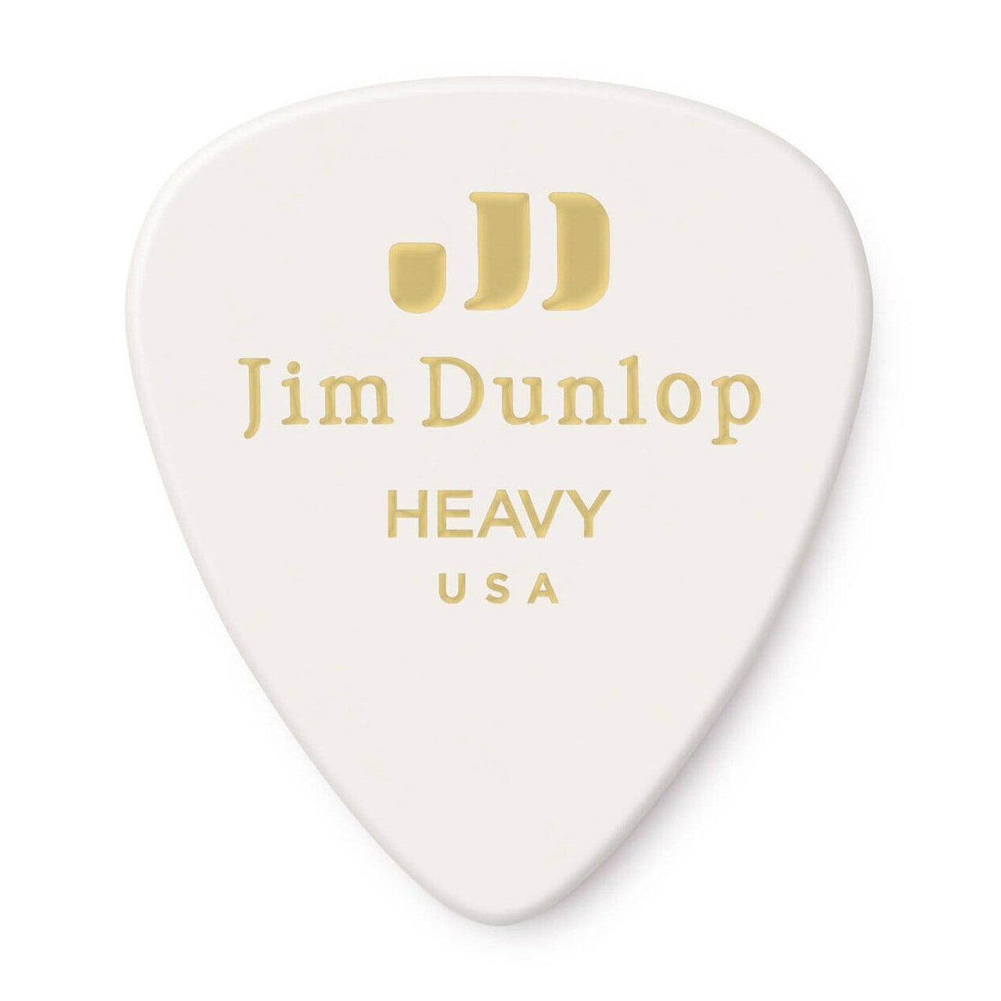 Dunlop Celuloid Classics White Hvy 2 Pack (24) Bundle Accessories / Picks