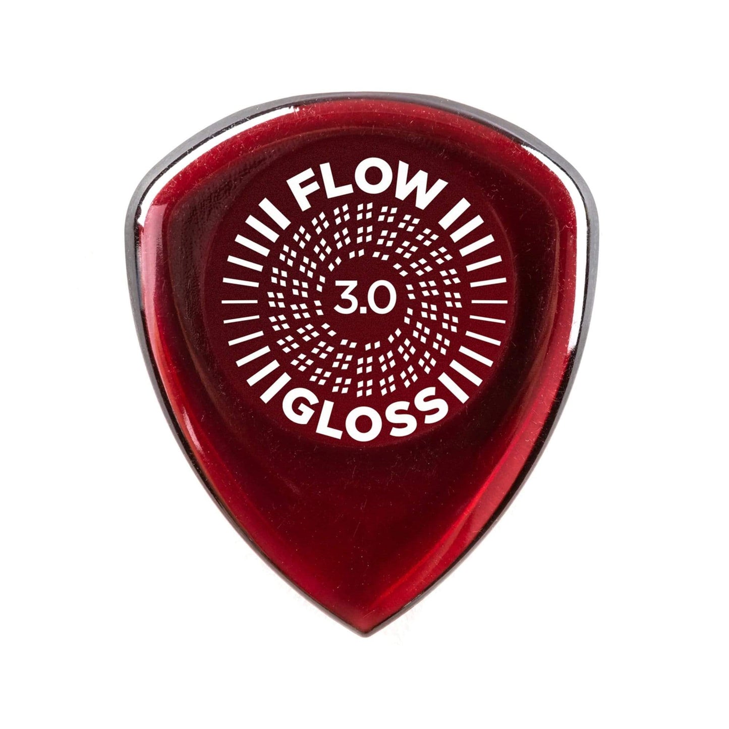 Dunlop Flow Gloss Picks 3.00mm 3-Pack 4 Pack Bundle Accessories / Picks