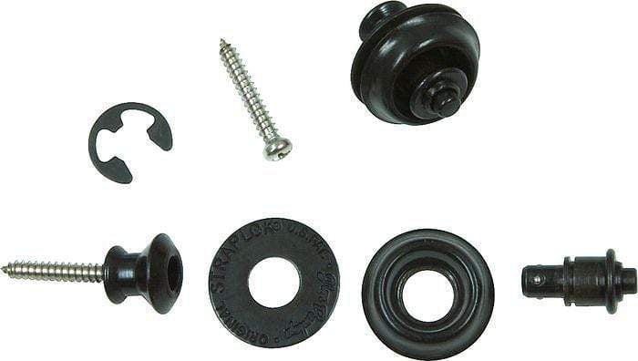 Dunlop Straplok Dual Design - Black Oxide Accessories / Straps