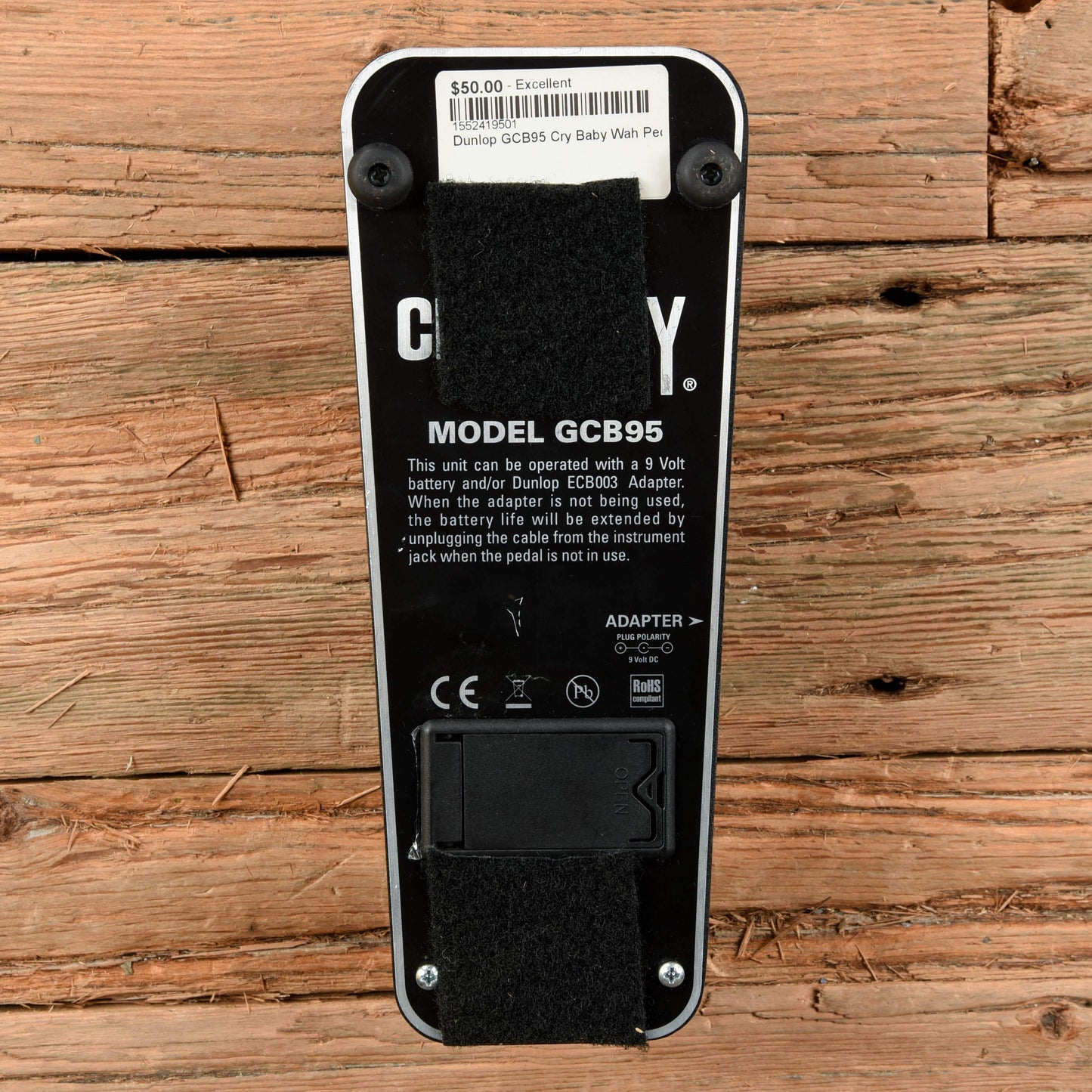 Dunlop GCB95 Cry Baby Standard Wah Effects and Pedals / Wahs and Filters