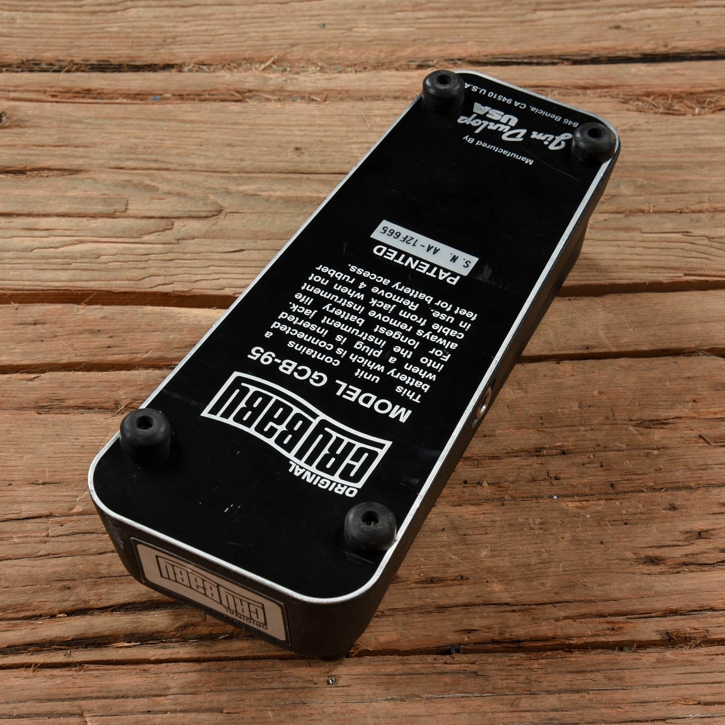 Dunlop GCB95 Cry Baby Standard Wah Effects and Pedals / Wahs and Filters