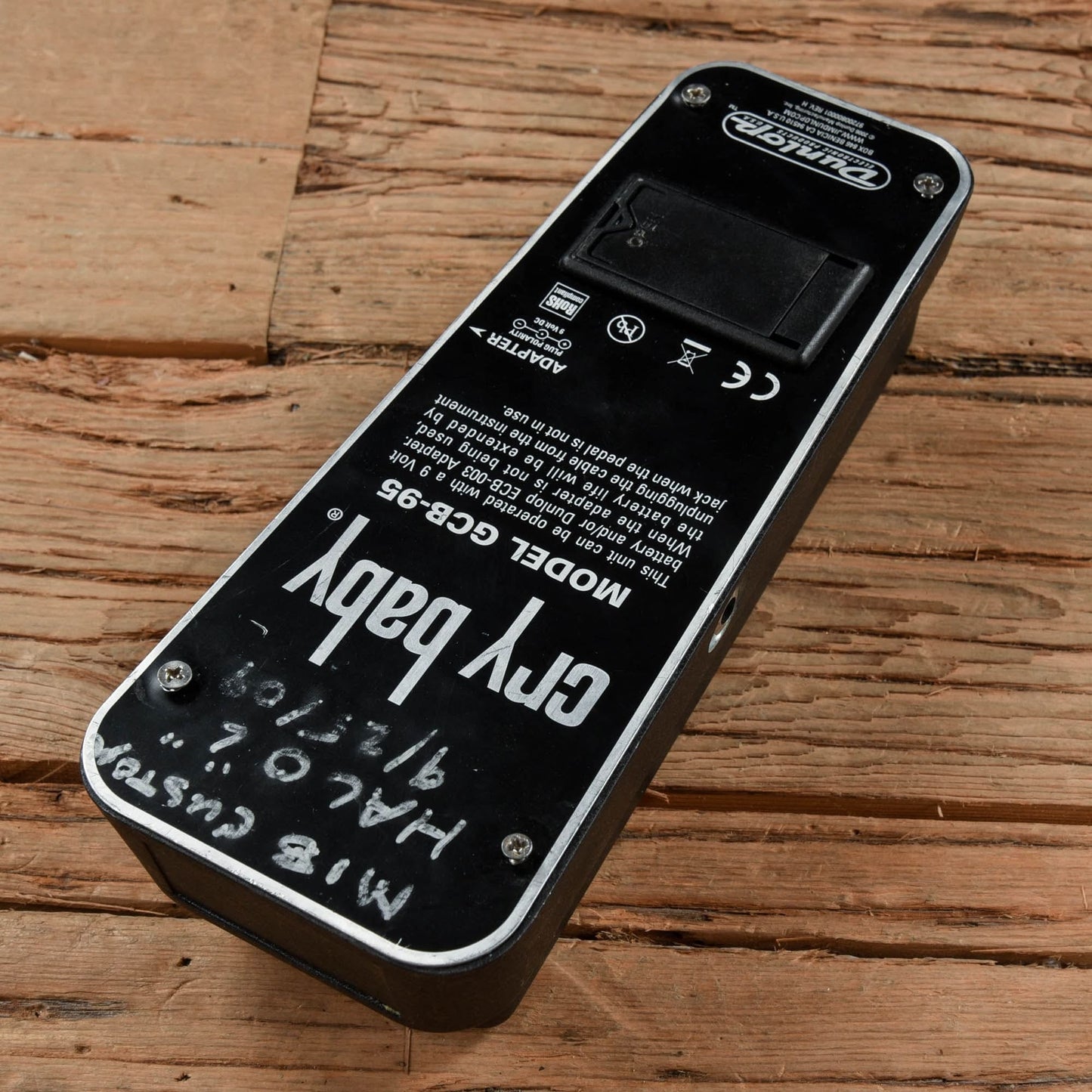 Dunlop GCB95 Cry Baby Standard Wah Effects and Pedals / Wahs and Filters