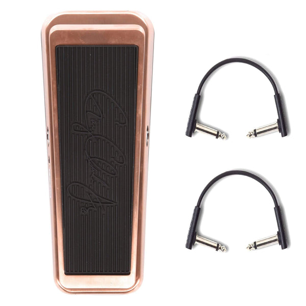 Dunlop GCJ95 Gary Clark Jr. Wah Pedal w/RockBoard Flat Patch Cables Bu