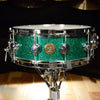 DW 5x14 Jazz Series Maple/Gum Snare Drum Green Glass Glitter Drums and Percussion / Acoustic Drums / Snare