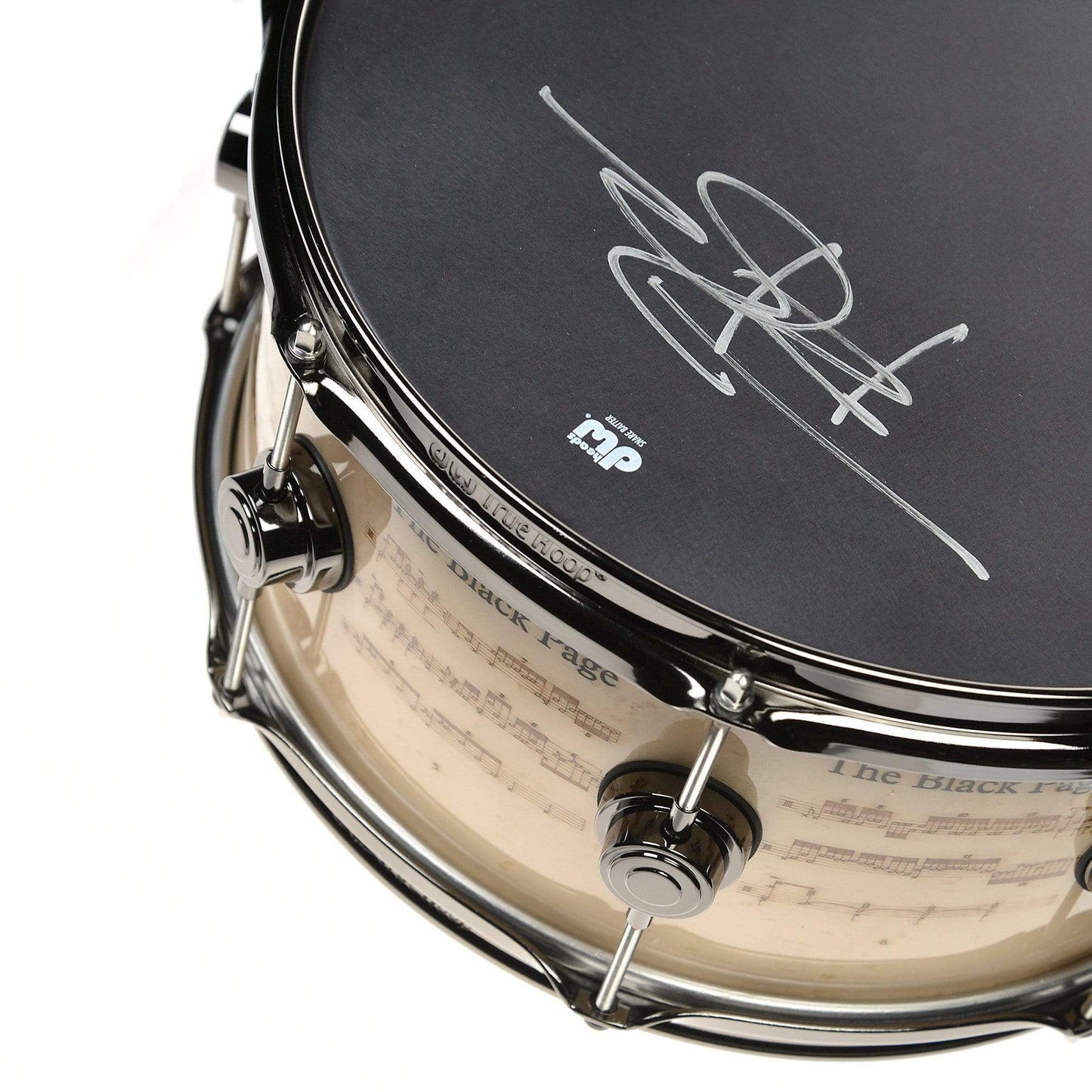 DW 6.5x14 The Black Page Limited Edition Hand Inlayed and Laser Engrave Snare Drum (1 of 250) Drums and Percussion / Acoustic Drums / Snare