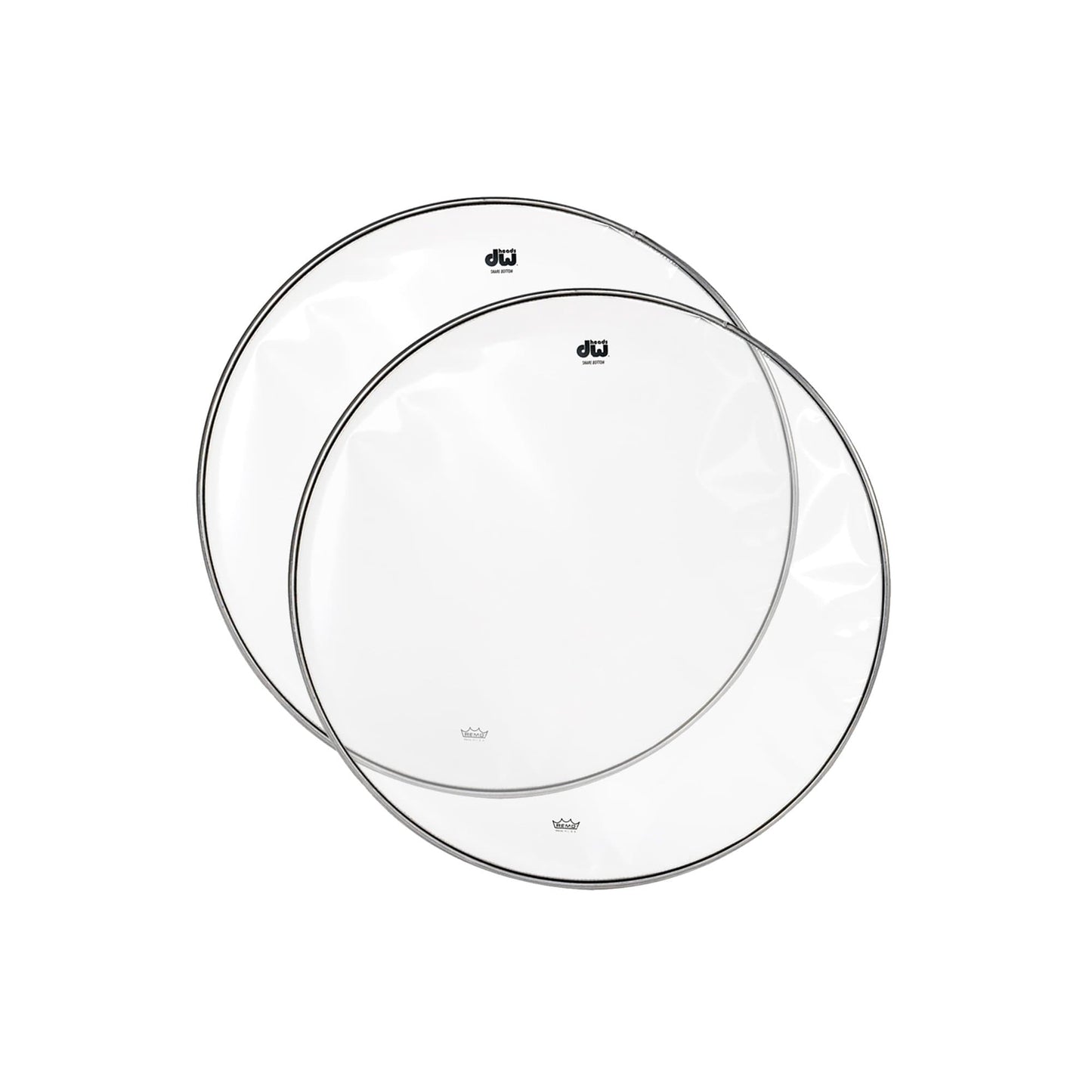 DW 13" Clear Snare Side Resonant Head (2 Pack Bundle) Drums and Percussion / Parts and Accessories / Heads