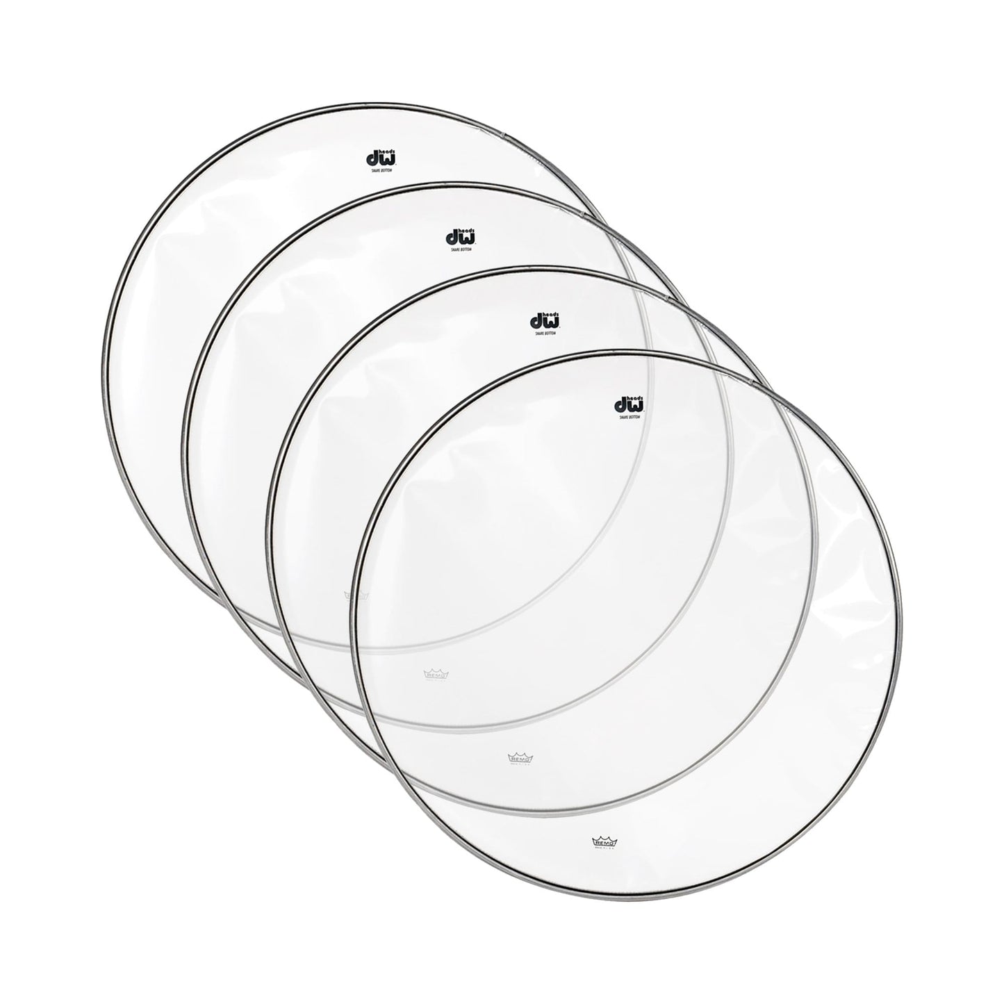 DW 13" Clear Snare Side Resonant Head (4 Pack Bundle) Drums and Percussion / Parts and Accessories / Heads